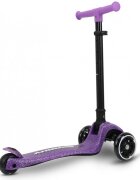 Milly Mally Trotineta pliabila Sparky Violet roti din silicon cu led platforma iluminata greutate admisa 50 kg