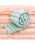 MimiNu Aparatoare pentru patut Cold Mint tip panou 180 cm din catifea