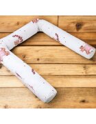 MimiNu Aparatoare pentru patut Tip rulou cu husa detasabila lungime 180 cm din bumbac Design Betty