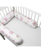 MimiNu Aparatoare tip rulou pentru patut 180 cm din bumbac Design Pink Ballerina