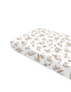 MimiNu Cearceaf cu elastic 160x80 cm din bumbac Savanna
