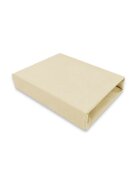MimiNu Cearceaf cu elastic jerse 160x80 cm nugat