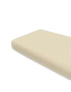 MimiNu Cearceaf cu elastic jerse 160x80 cm nugat