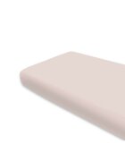 MimiNu Cearceaf cu elastic jerse 160x80 cm powder pink