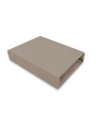 MimiNu Cearceaf cu elastic pentru landou carucior si cosulet 80x35 cm din bumbac Colectia Royal Mocha