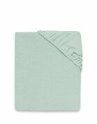 MimiNu Cearceaf cu elastic pentru pat 160x80 cm din terry Cold Mint