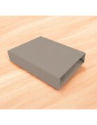 MimiNu Cearceaf cu elastic pentru patut 120x60 cm din bumbac Colectia Royal Mocha