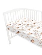 MimiNu Cearceaf cu elastic pentru patut 120x60 cm din bumbac Fairy