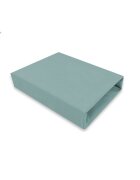 MimiNu Cearceaf cu elastic pentru patut 90x40 cm din bumbac Royal Nepal Green