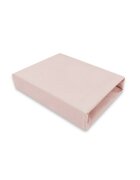 MimiNu Cearceaf cu elastic pentru patut co-sleeper Luna 84.5x50.5 cm din bumbac jersey powder pink