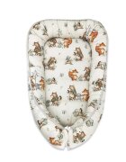 MimiNu Cosulet bebelus pentru dormit Baby Cocoon 75x55 cm Design Time for fun