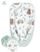MimiNu Cosulet bebelus pentru dormit Baby Cocoon 90x50 cm lulu natural