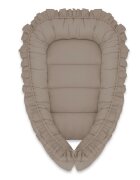 MimiNu Cosulet bebelus pentru dormit Baby Nest 55x75 cm Colectia Royal Mocha