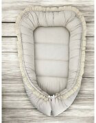 MimiNu Cosulet pentru bebelusi Premium Baby Nest 55x75 cm Grey