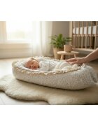 MimiNu Cosulet pentru bebelusi Premium Baby Nest 55x75 cm Meadow