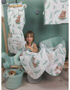 MimiNu Lenjerie patut 3 piese din bumbac 120x60 cm Lulu Natura