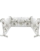 MimiNu Lenjerie patut cu 3 piese 120x60 cm din bumbac Design Woodland