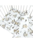 MimiNu Lenjerie patut cu 3 piese 120x60 cm din bumbac Savanna