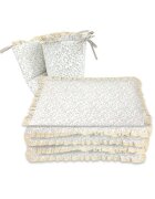 MimiNu Lenjerie pentru patut cu 3 piese Premium pentru patut 120x60 cm Meadow