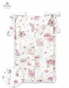 MimiNu Organizator pentru patut 6 compartimente Design Pink Ballerina