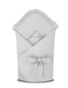 MimiNu Paturica de infasat din bumbac 75x75 cm Royal Grey