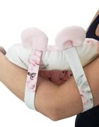 MimiNu Perna bebelusi multifunctionala ursulet Royal Minky Powder Pink