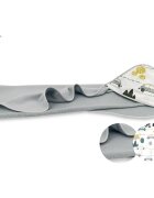 MimiNu Prosop cu gluga 100x100 cm GreyChildrens journey grey