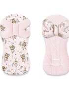 MimiNu Protectie textila pentru carucior si scaun auto Minky Little Ballerina Pink