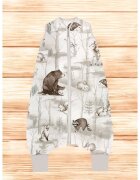 MimiNu Sac de dormit cu picioruse 103 cm Design Design Woodland 2.5 Tog