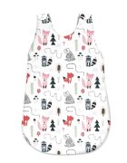 MimiNu Sac de dormit pentru bebelusi de iarna din bumbac 70 cm 0-6 luni 2.5 Tog Design Fox