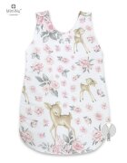 MimiNu Sac de dormit pentru bebelusi din bumbac 0-6 luni Sweet Deer Pink