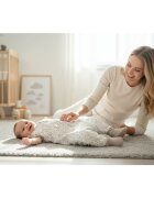 MimiNu Sac de dormit Premium din bumbac cu picioruse 90 cm marimea S Meadow