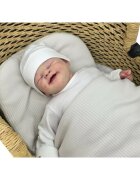 MimiNu Sac de dormit Soft Powder Pink multifunctional pentru patut landou sau cosulet din bumbac interlock