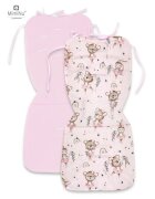MimiNu Salteluta pentru carucior reversibila 78 x 34 cm Minky Little Ballerina Pink
