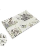 MimiNu Scutec tetra din bumbac refolosibil 70x80 cm Design Calm Forest Natural