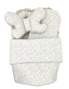 MimiNu Set 4 in 1 cosulet pentru bebelusi Premium Baby Cocoon 75x55 cm Meadow
