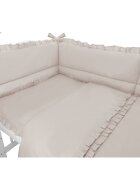 MimiNu Set lenjerie patut 5 piese 120x60 cm Royal Beige