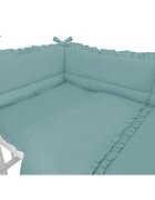 MimiNu Set lenjerie patut 5 piese 120x60 cm Royal Nepal Green