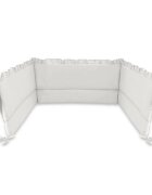 MimiNu Set lenjerie patut cu 6 piese 120x60 cm Royal Grey