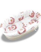 MimiNu Set pentru landou sau cosulet din bumbac Betty