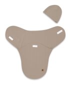 MimiNu Sistem de infasare si caciulita Soft Mocha 0-3 luni Leo din bumbac