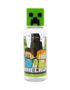 Minecraft Sticla din plastic ecozen 560 ml capac 3D cu pesonaj