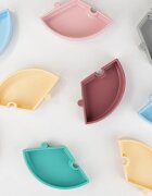 Minikoioi Farfurie puzzle 100 premium silicone bubble beigepowder grey