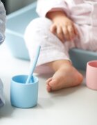 Minikoioi Pahar 100 premium silicone mini cup bubble beige