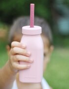 Minikoioi Sticla cu pai din silicon - Pinky Pink