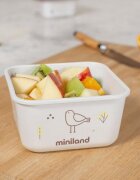 MINILAND Set 2 recipiente ermetice pentru mancare solida Chick