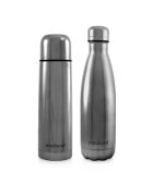 MINILAND Set 2 termosuri lichide MybabyMe 500 ml Silver
