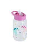 MINILAND Sticla de tranzitie cu pai Kiddie Fantasy 450 ml