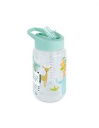 MINILAND Sticla de tranzitie cu pai Kiddie Jungle 450 ml