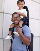 MiniMeis Rucsac pentru parinti Hero Negru